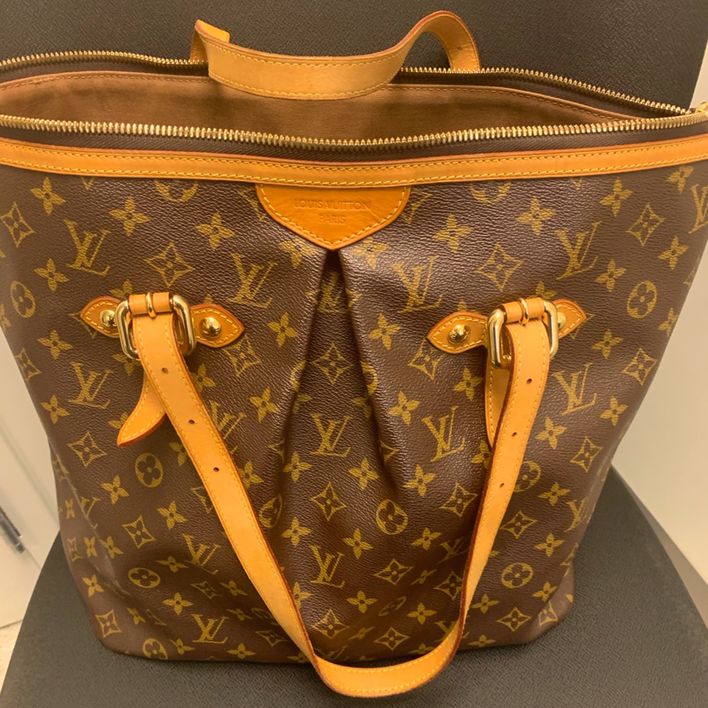 💯 Auth Louis Vuitton Palermo GM Satchel Bag